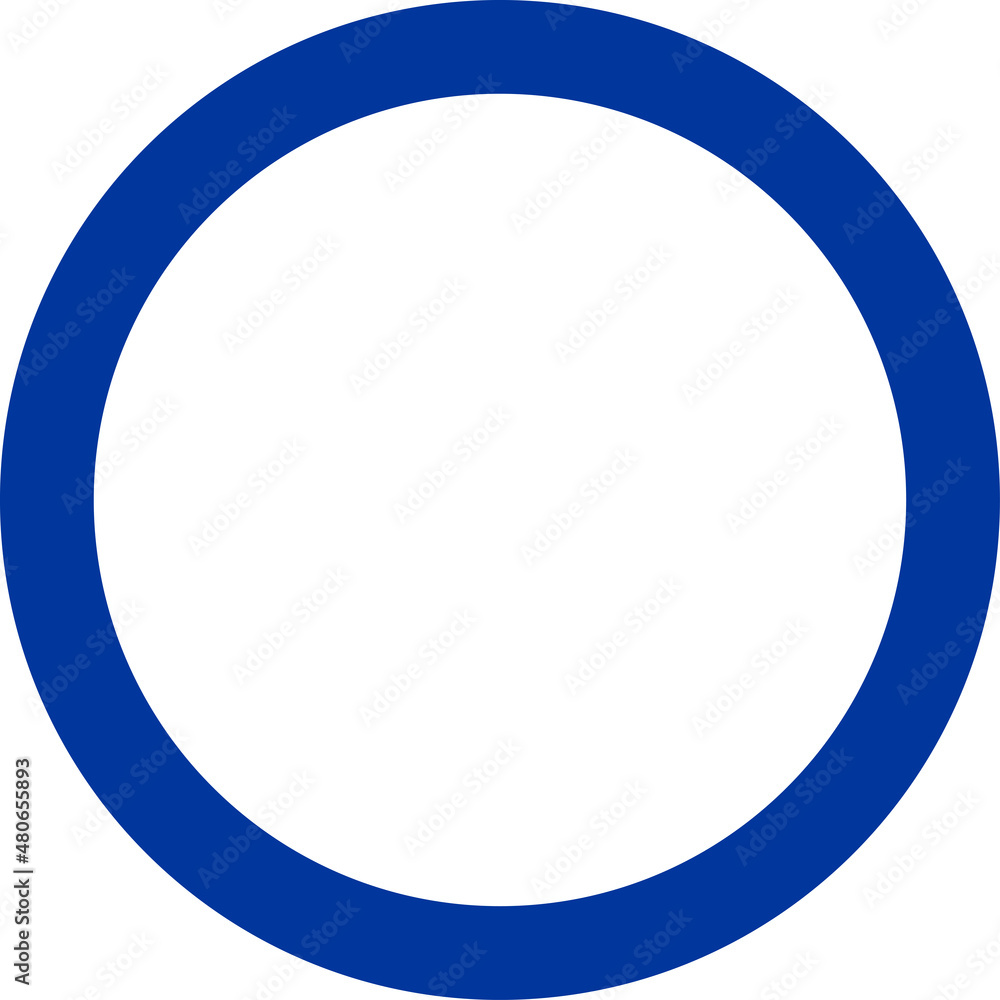 Mandatory shape sign. Blue circle Background. Traffic signs and symbols. Mandatory shape sign. Blue circle Background. Traffic signs and symbols.