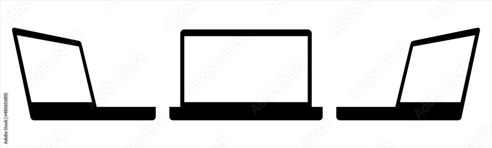 Laptop icon. Laptop symbol vector. Laptop icon. Laptop symbol vector.
