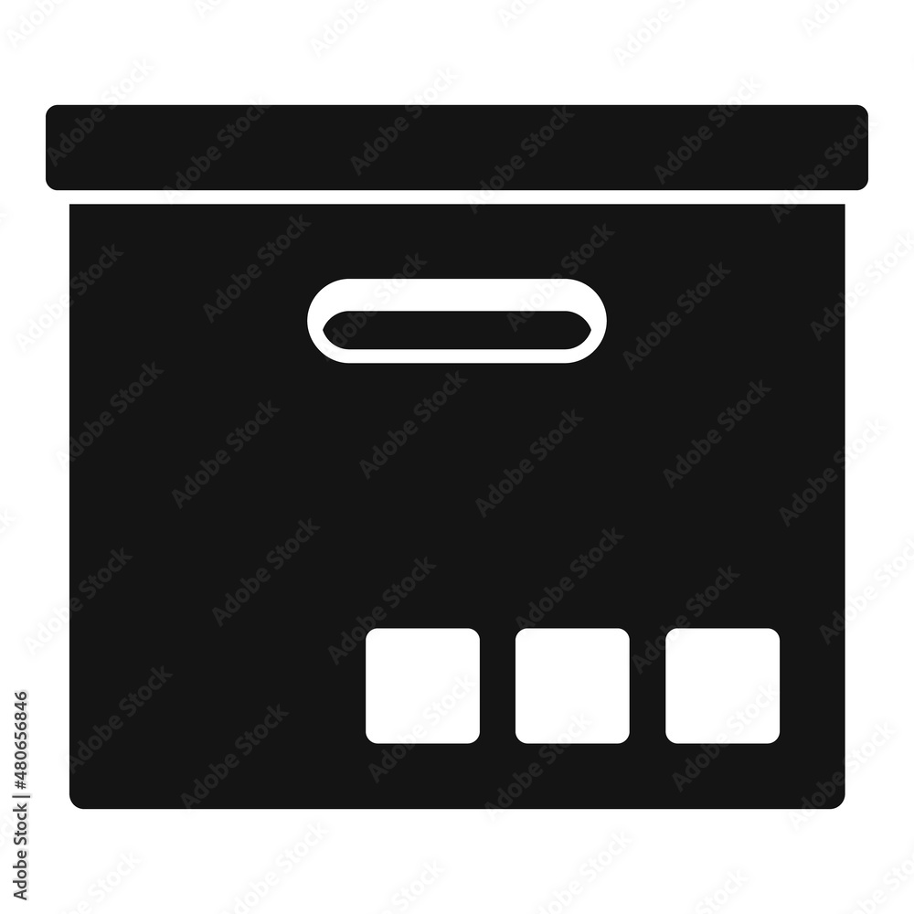Shipping box icon simple vector. Delivery package Shipping box icon simple vector. Delivery package