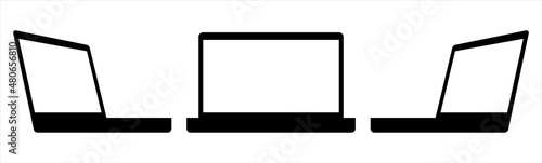 Laptop icon. Laptop symbol vector.