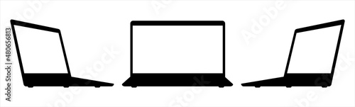 Laptop icon. Laptop symbol vector.
