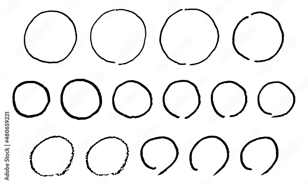 いろんな丸 手書きのマル素材 鉛筆やペンで書いたようなベクターの丸素材です 囲み罫 見出し 演出など 使い勝手たくさん Stock Vector Adobe Stock いろんな丸 手書きのマル素材 鉛筆やペンで書いたようなベクターの丸素材です 囲み罫 見出し 演出など 使い勝手たくさん Stock Vector Adobe Stock