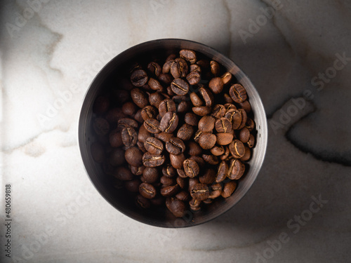 Coffee Beans in a Cup