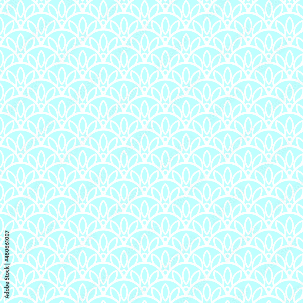 seamless pattern blue abstract ornament vector background