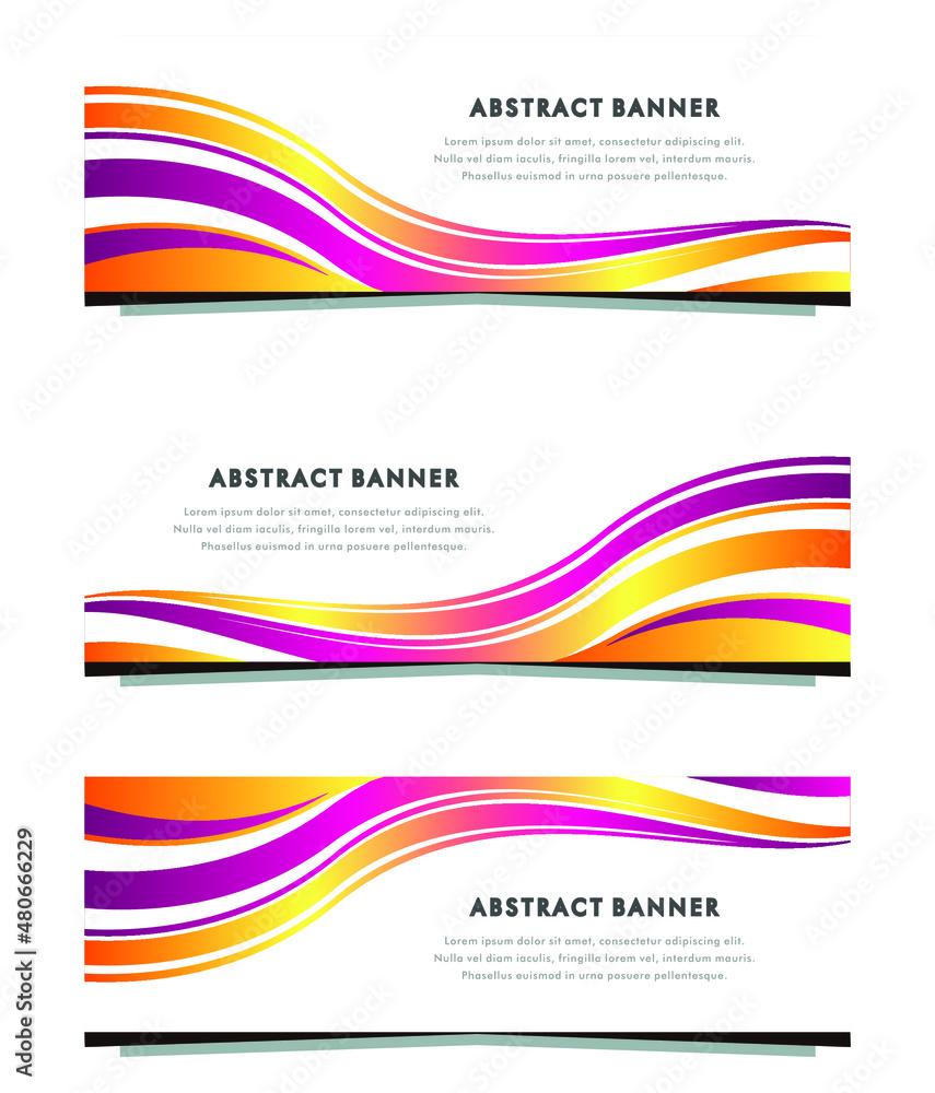 Abstract banner wallpaper background design vector, business template card vector design, design banner, web, paper layout concept