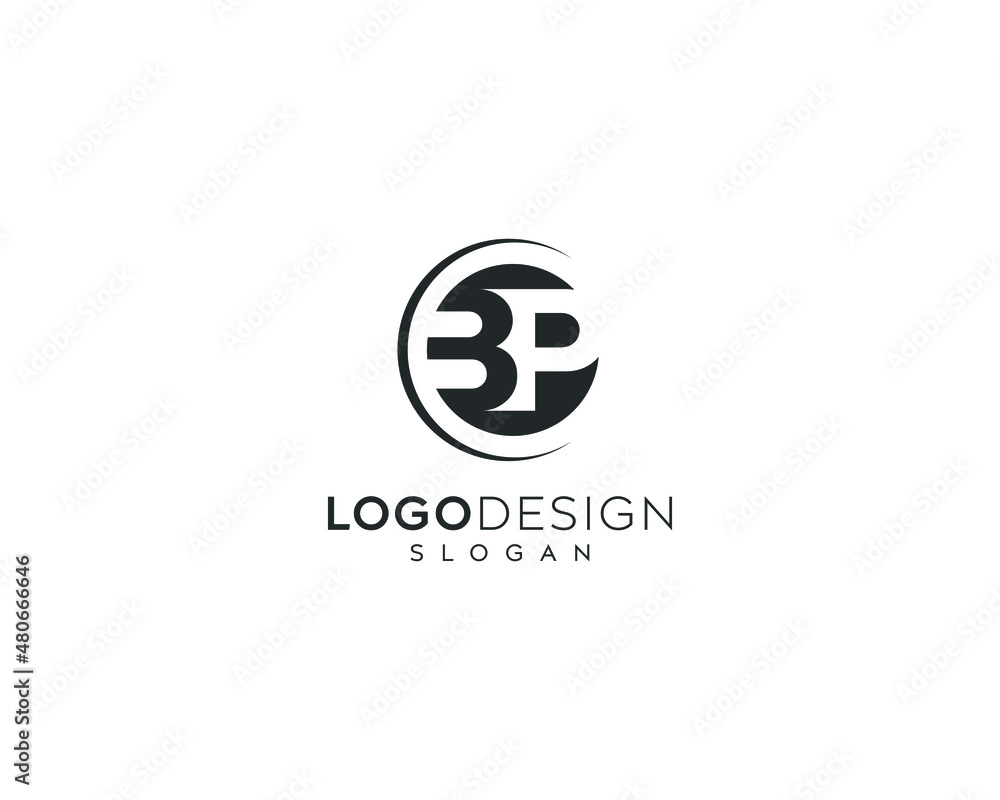 Initial BP Logo Design. BP Letter Linked Business Logo. BP Logo Design For  Financial, Development, Investment, Real Estate And Management Company  Vector Template Royalty Free SVG, Cliparts, Vectors, and Stock  Illustration. Image