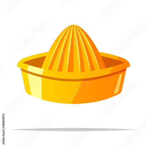 Citrus juicer vector isolated illustration