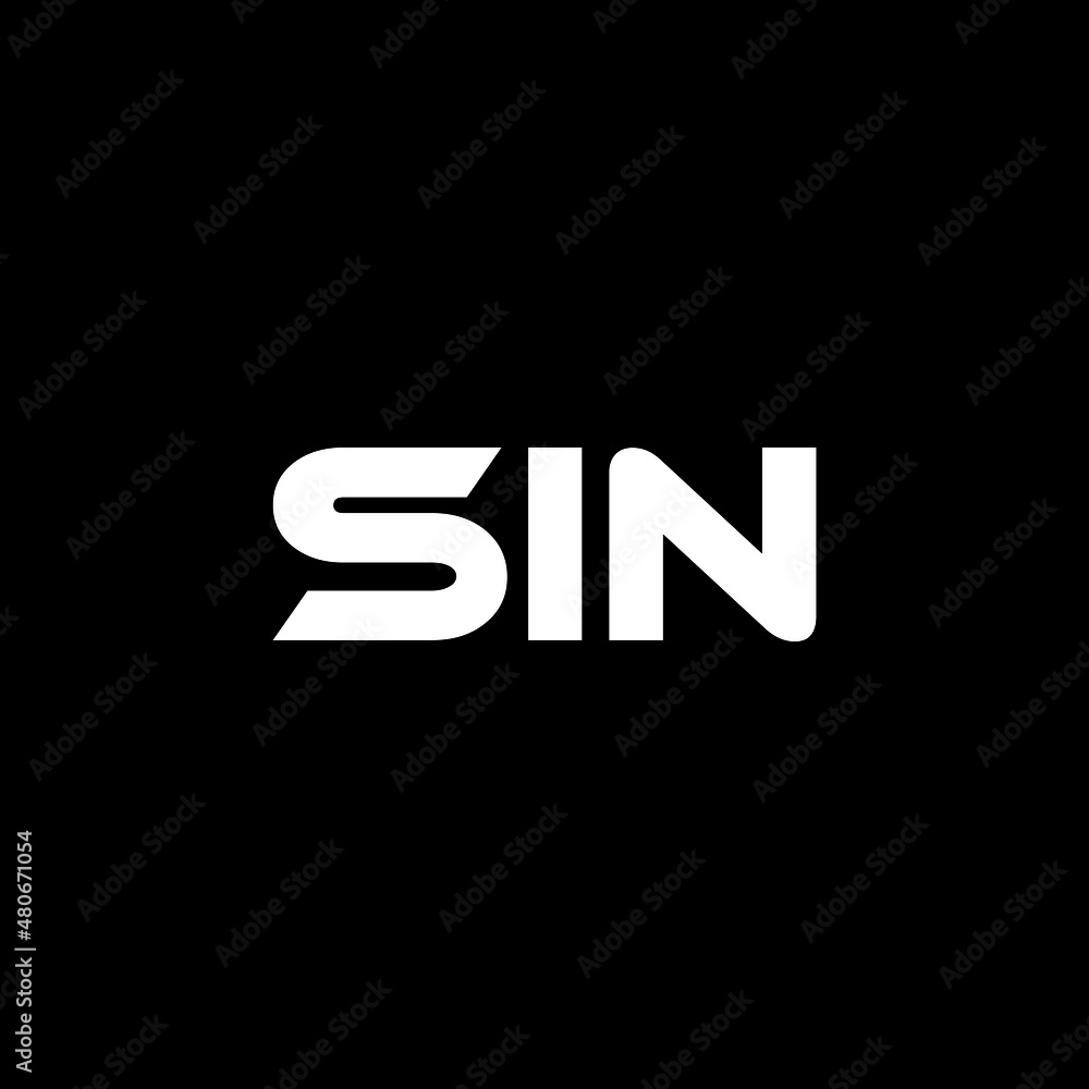 SIN letter logo design with black background in illustrator, vector logo modern alphabet font overlap style. calligraphy designs for logo, Poster, Invitation, etc. SIN letter logo design with black background in illustrator, vector logo modern alphabet font overlap style. calligraphy designs for logo, Poster, Invitation, etc.