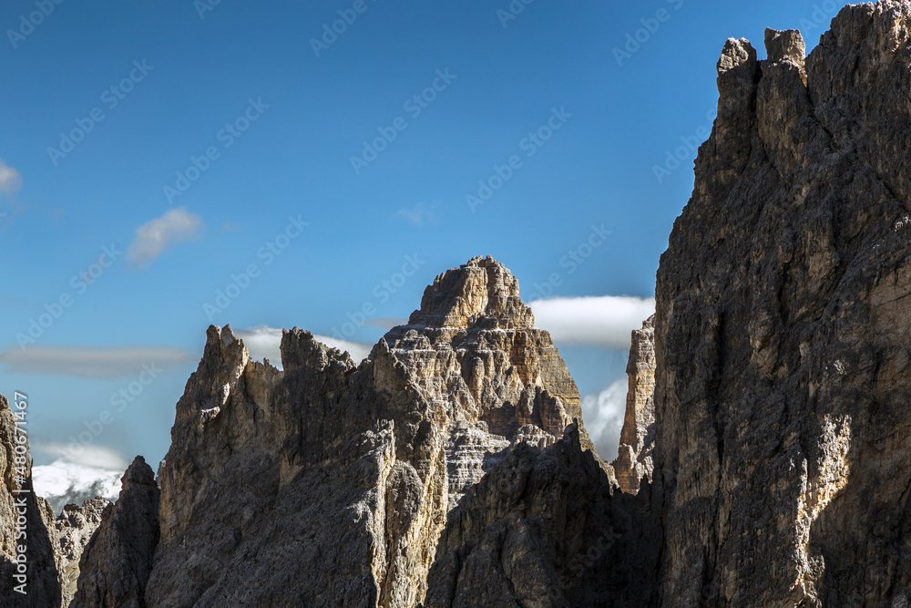 Cadini di misurina dolomite alps peak, Italy, Trentino Sud Tyrol