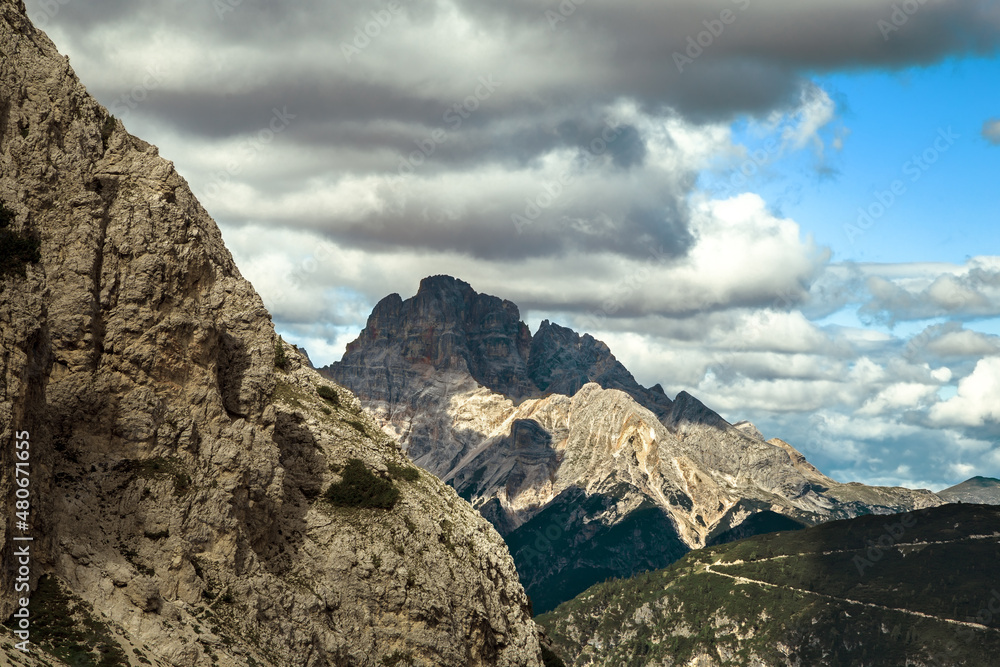 Sesto dolomite Panorama on Trentino alps, Italy, Sud Tyrol Sesto dolomite Panorama on Trentino alps, Italy, Sud Tyrol
