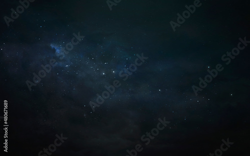 Tablou canvas Deep space background, full of stars and galaxies