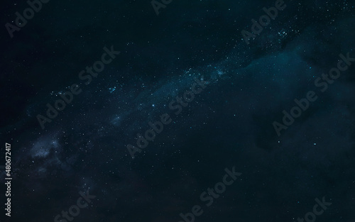 High quality image of Milky Way. Elements of image provided by Nasa