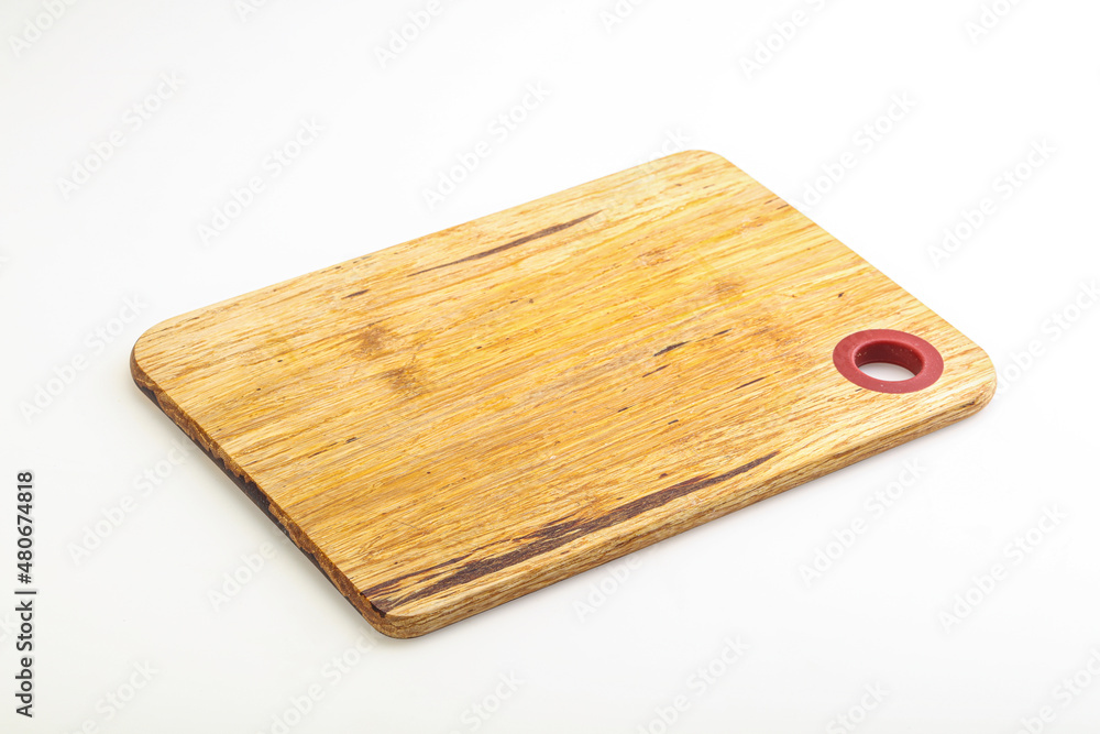 Fototapeta premium Wooden board for kitchen isolated