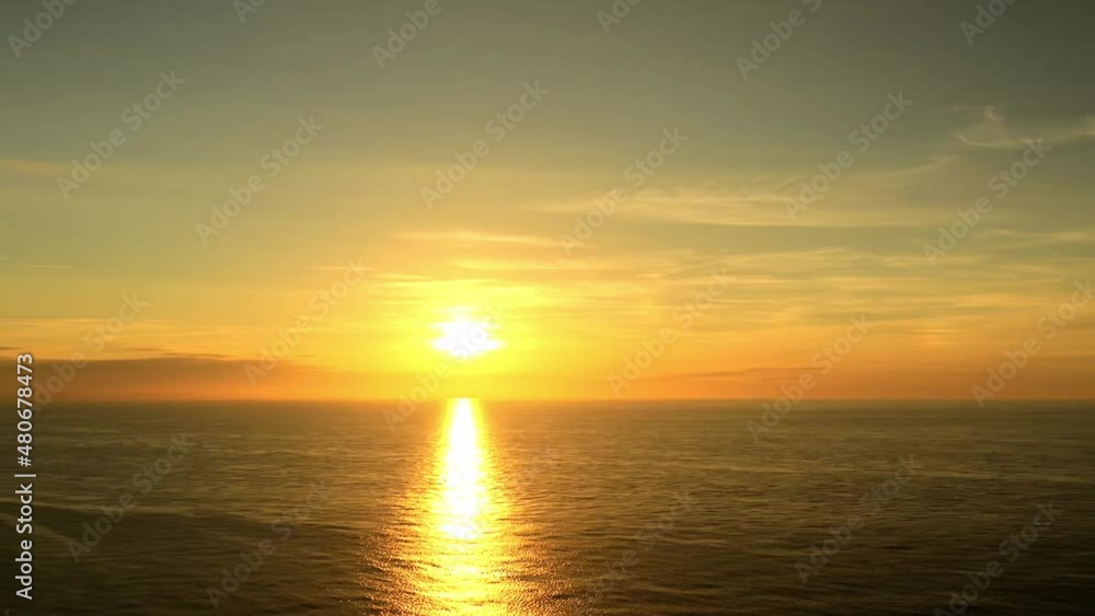 Time-lapse of the sunset on the waterside in France Time-lapse of the sunset on the waterside in France