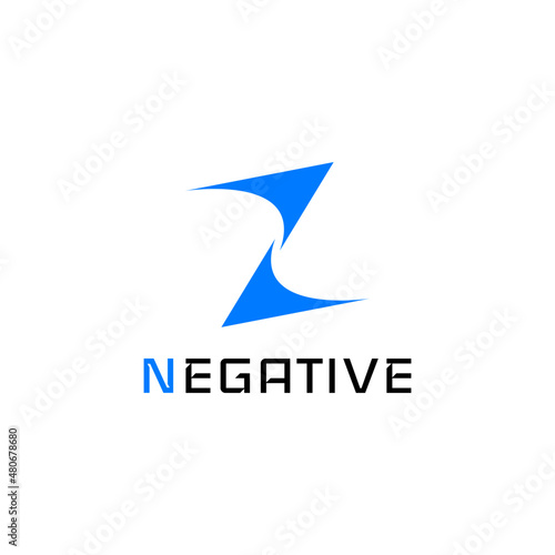 abstract simple technology logo design