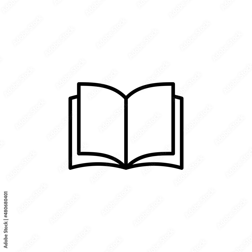 Book icon. open book sign and symbol. ebook icon Book icon. open book sign and symbol. ebook icon
