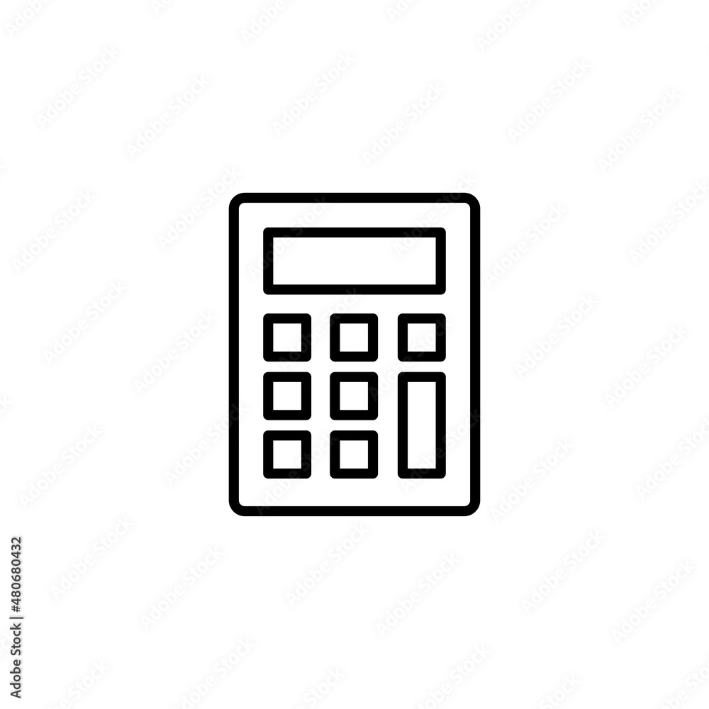 Calculator icon. Accounting calculator sign and symbol. Calculator icon. Accounting calculator sign and symbol.