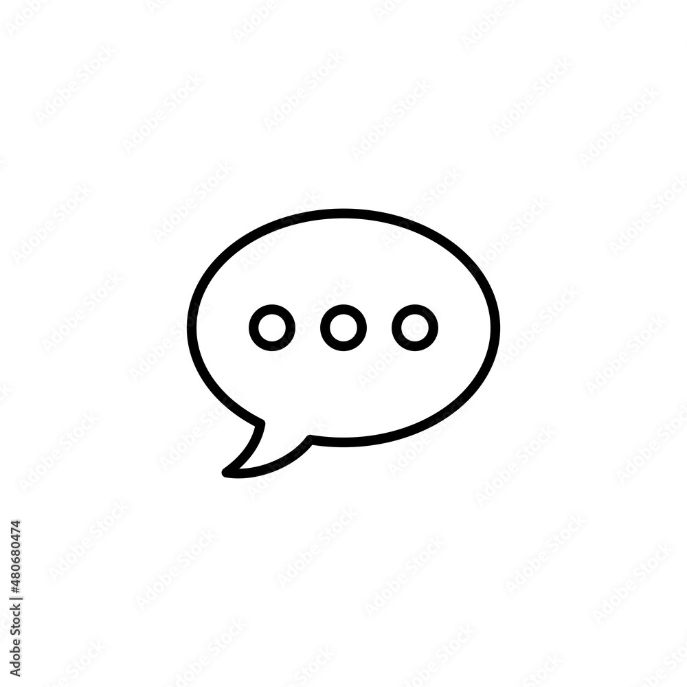 Chat icon. speech bubble sign and symbol. comment icon. message Chat icon. speech bubble sign and symbol. comment icon. message