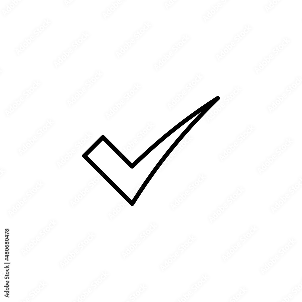 Check mark icon. Tick mark sign and symbol Check mark icon. Tick mark sign and symbol