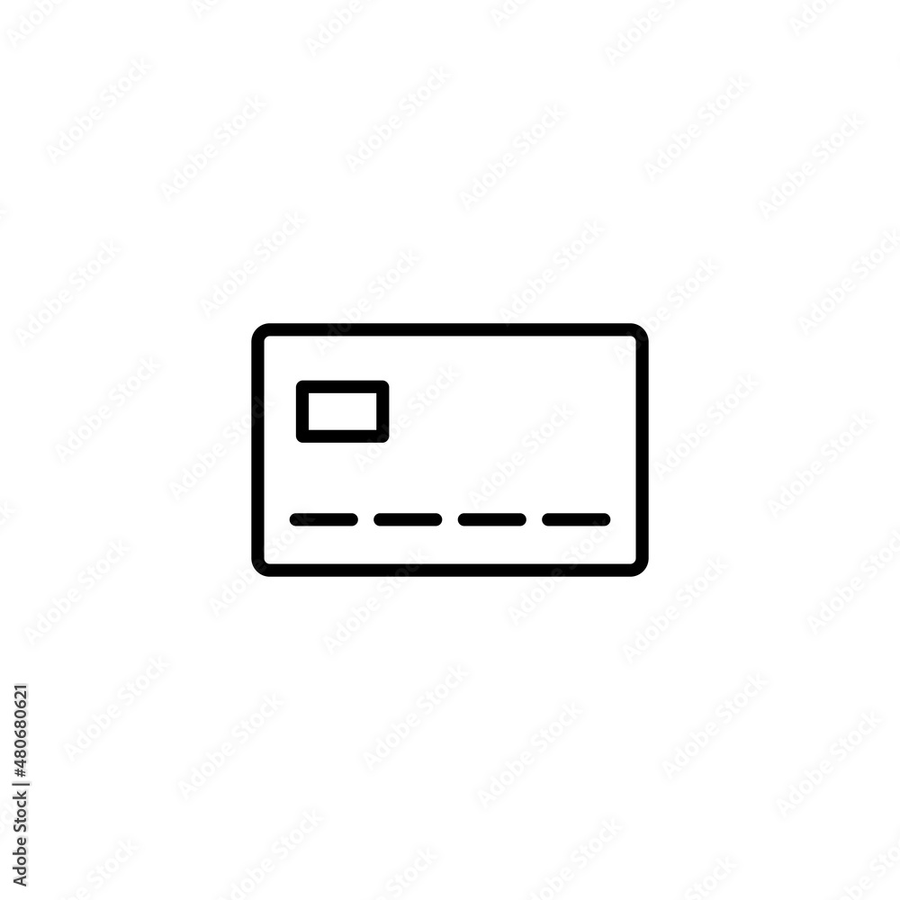 Credit card icon. Credit card payment sign and symbol Credit card icon. Credit card payment sign and symbol