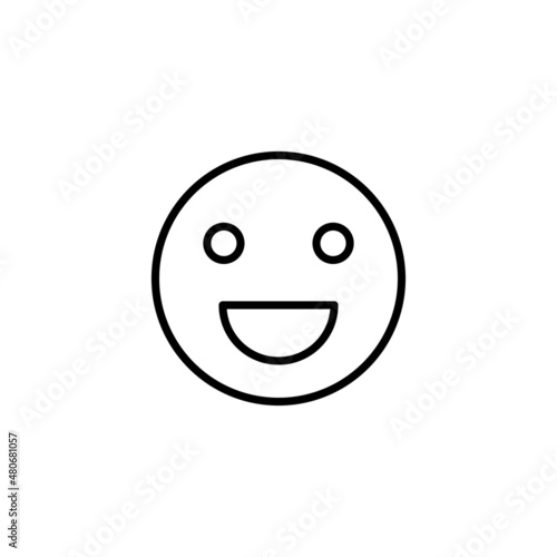 smile icon. smile emoticon icon. feedback sign and symbol