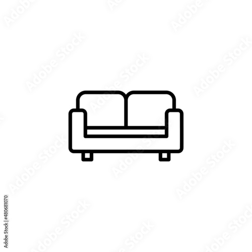 Sofa icon. sofa sign and symbol. furniture icon