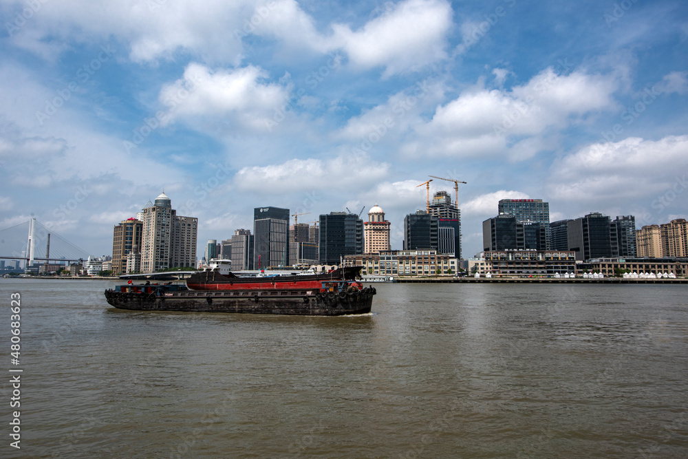 Fototapeta premium country skyline at sunset