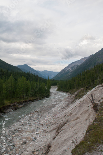 mountain river Sumak landscape 