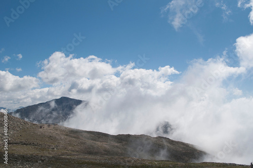 clouds over the mountains Houlugaisha © Vitaliy