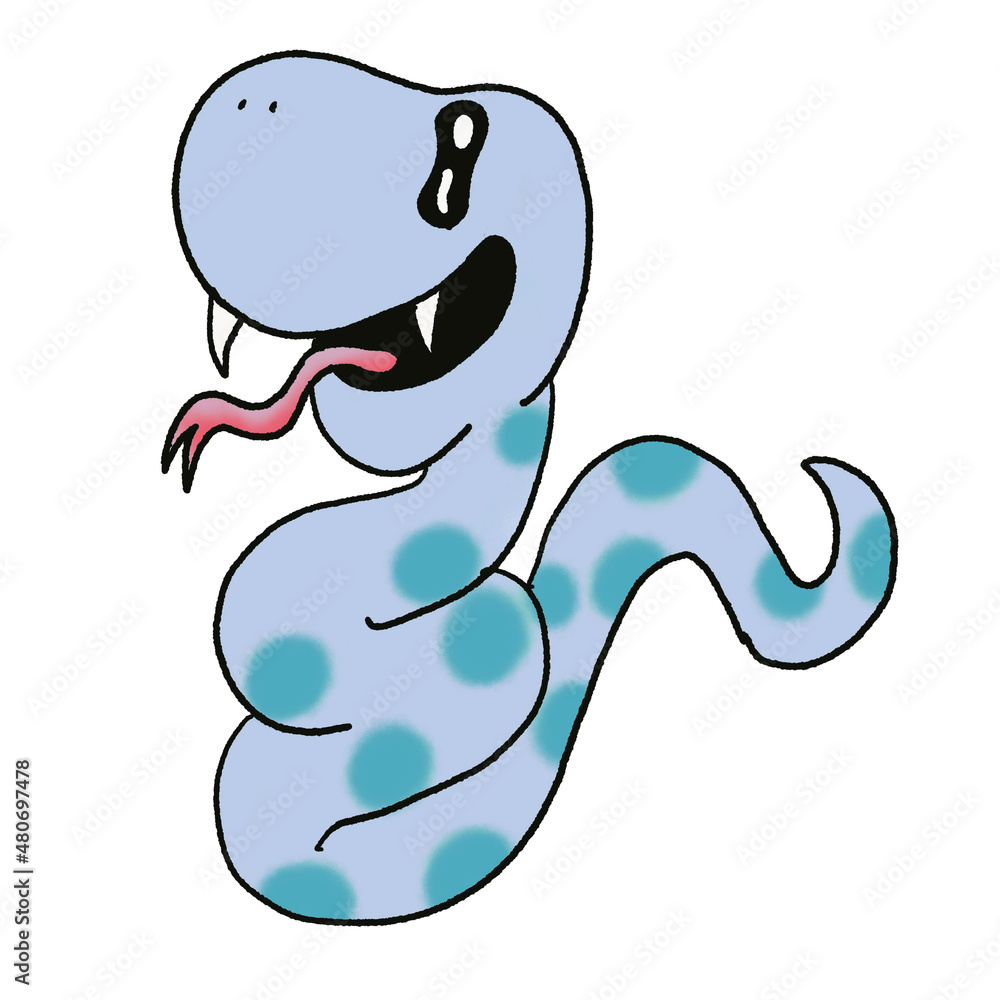 anime style snake illustration anime style snake illustration