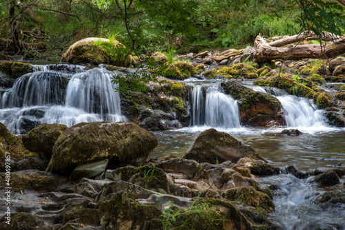 Fototapeta Naklejka Na Ścianę i Meble -  Wasserfälle im Snowdonia-NP, Wales