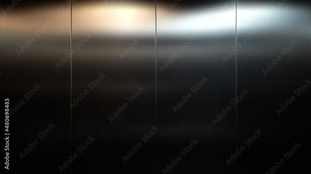 Reflection of light on a shiny metal surface,stainless steel background. Reflection of light on a shiny metal surface,stainless steel background.