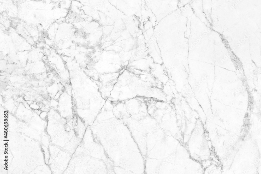 White marble texture background pattern with high resolution.