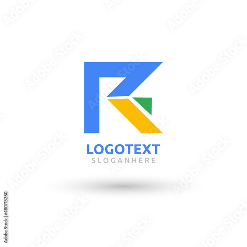 R letter colorful logo abstract design. R alphabet logo Free Download R letter colorful logo abstract design. R alphabet logo - GFXLoad