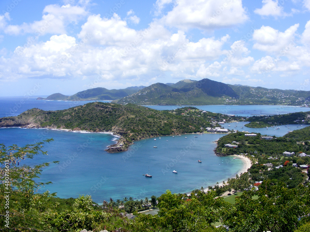 Tropical island view