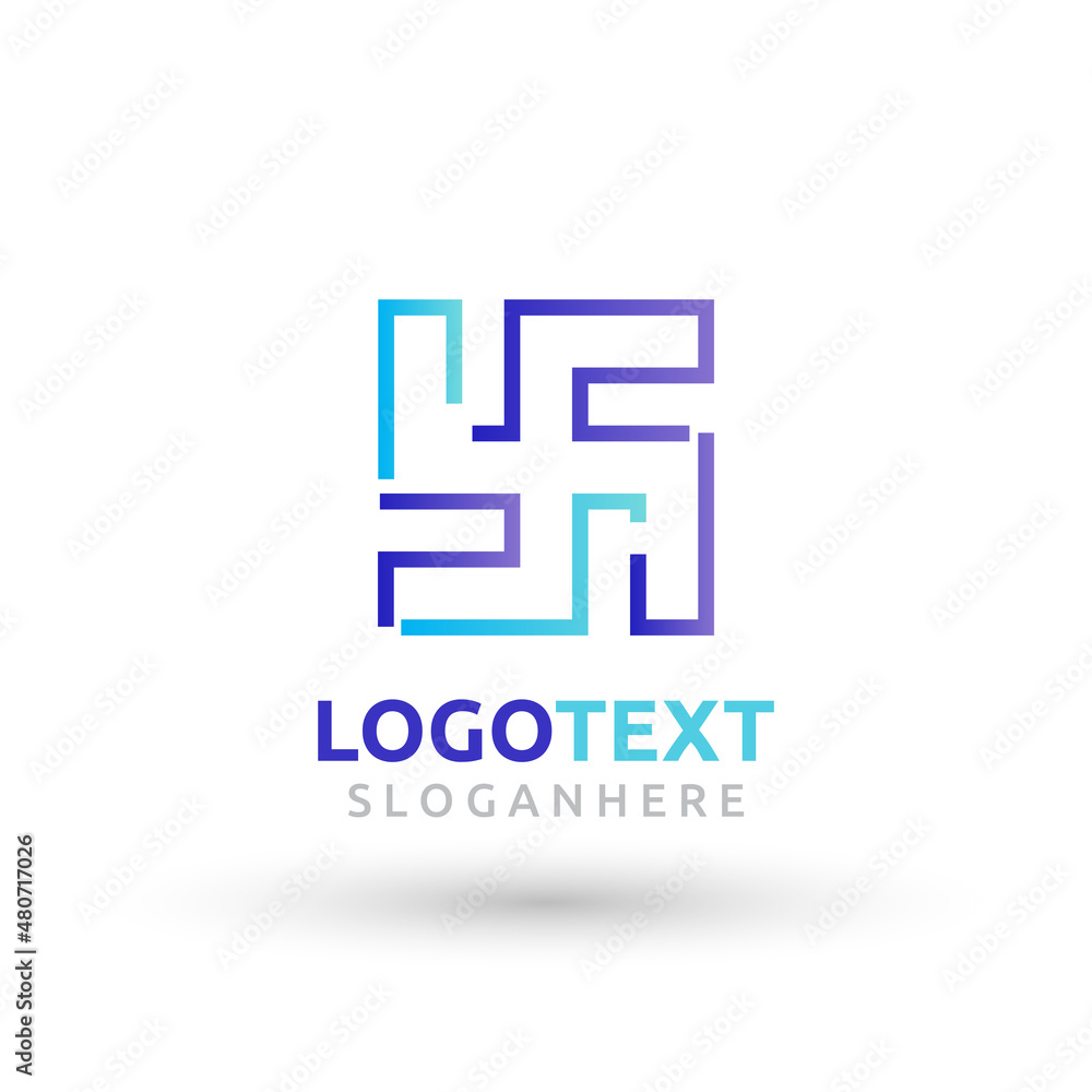 X letter colorful logo abstract design. X alphabet logo X letter colorful logo abstract design. X alphabet logo