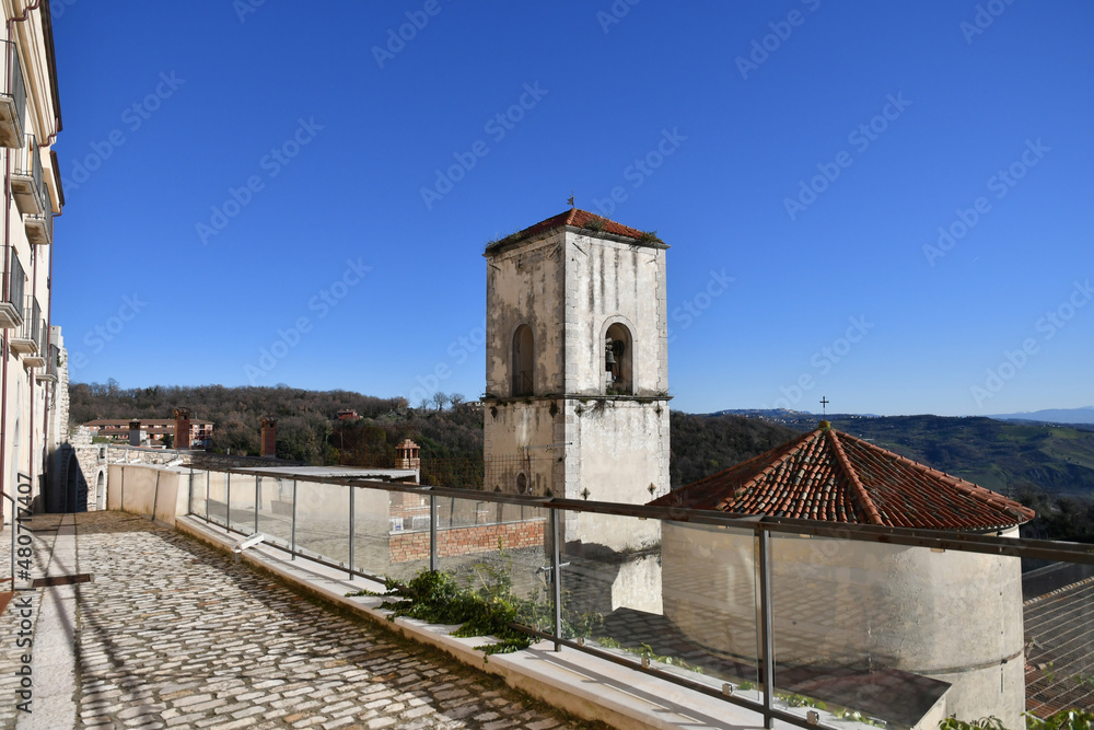 A street among the characteristic houses of Buonalbergo, a mountain village in the province of Benevento, Italy. A street among the characteristic houses of Buonalbergo, a mountain village in the province of Benevento, Italy.