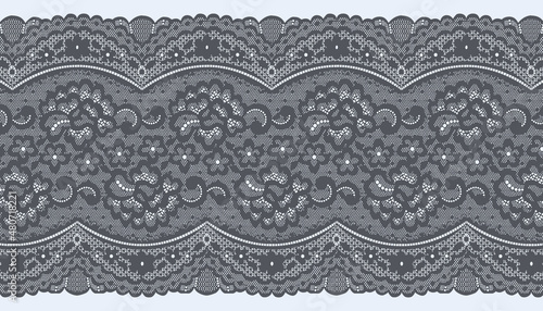 Wide Luxury  Mesh Embroidered  Lace Trim