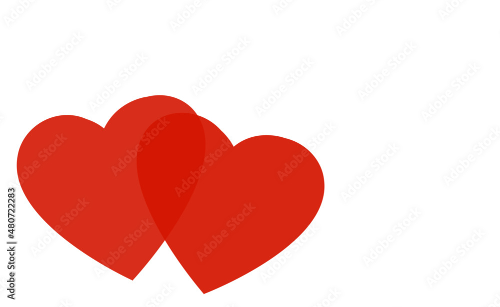 Beautiful hearts Valentine's Day