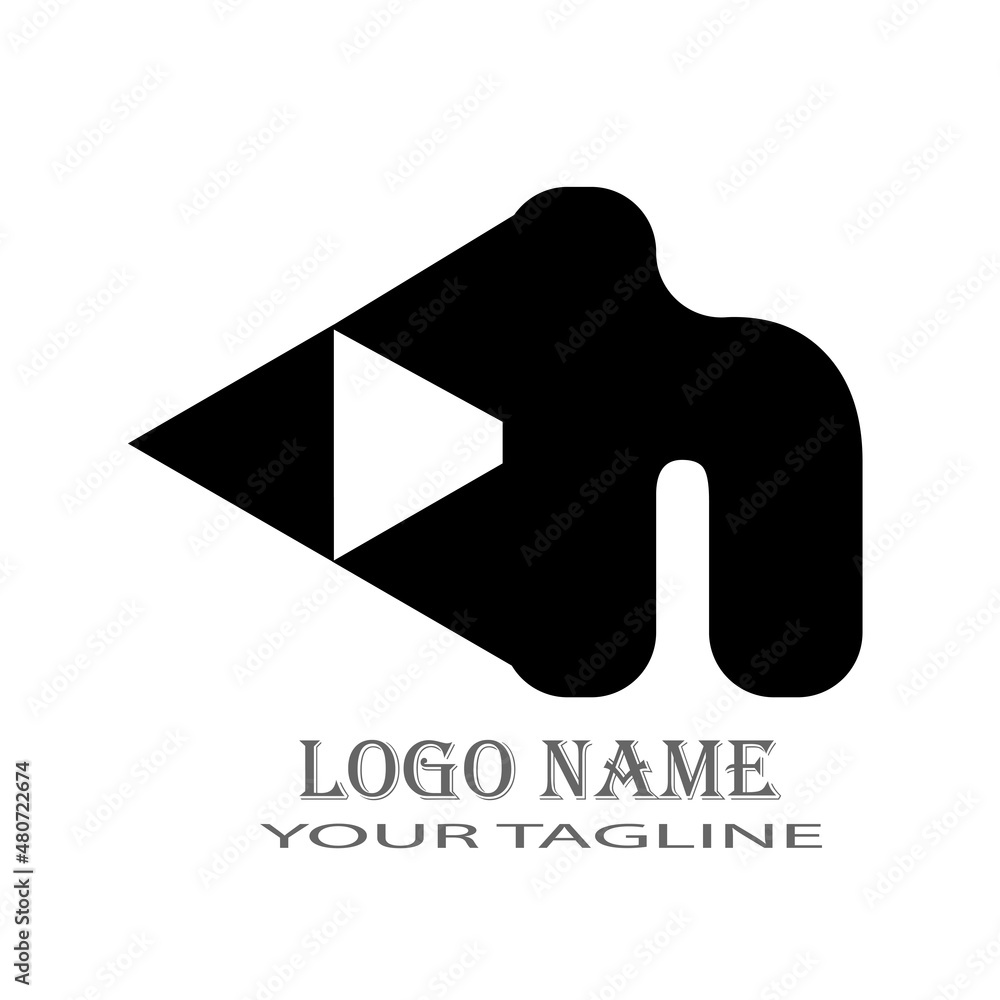 illustration logo and icon design concept with a combination of colors and alphabet illustration logo and icon design concept with a combination of colors and alphabet