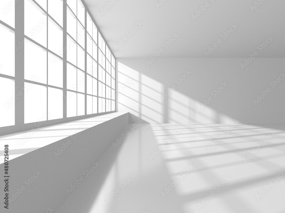 Abstract White Architecture Design Concept Abstract White Architecture Design Concept