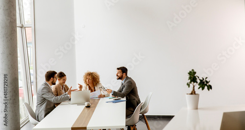 Multiethnic young business ...