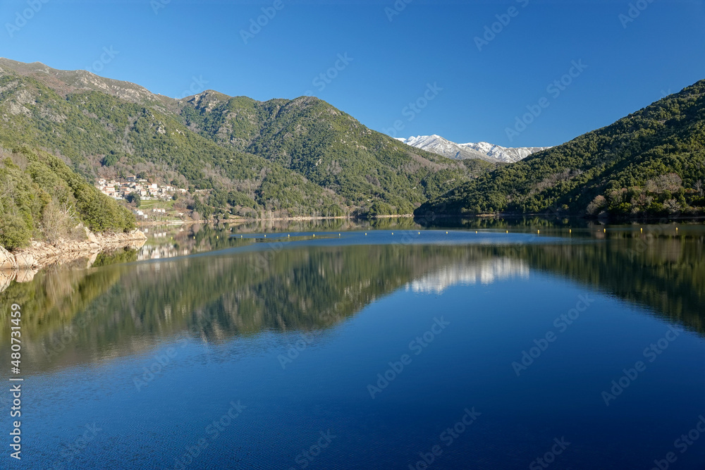 Corse, le barrage de Tolla