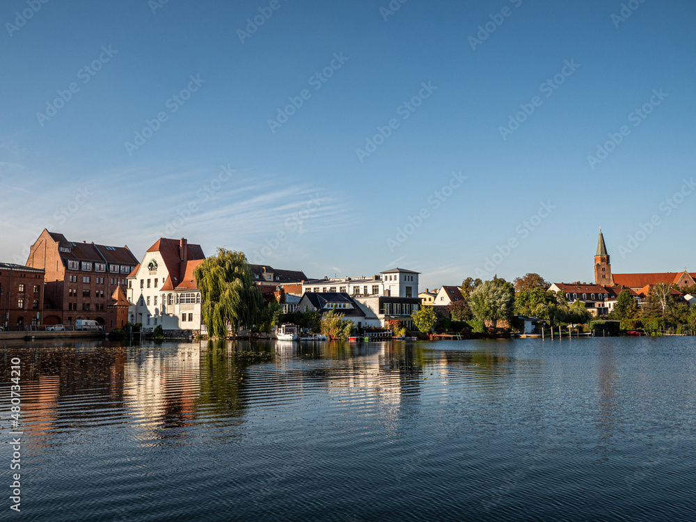 Blick zu Dominsel in Brandenburg an der Havel