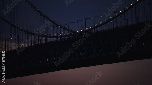 瀬戸大橋の夜景