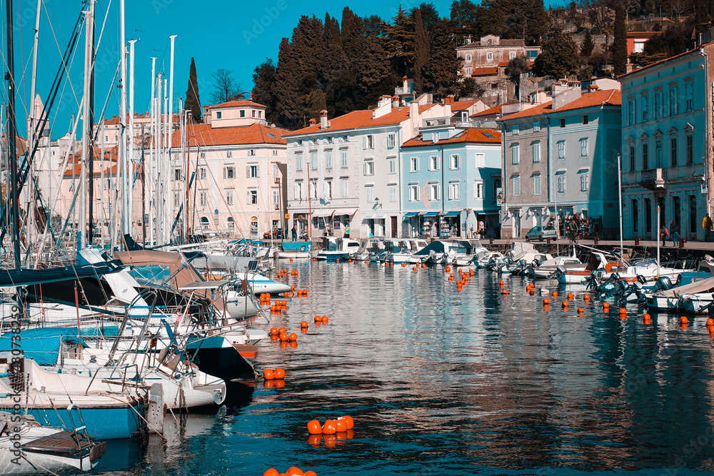 Fototapeta premium Quaint seaside village