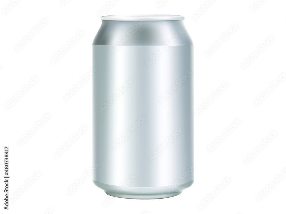 realistic aluminum can mockup vector full detail isolate on white background realistic aluminum can mockup vector full detail isolate on white background
