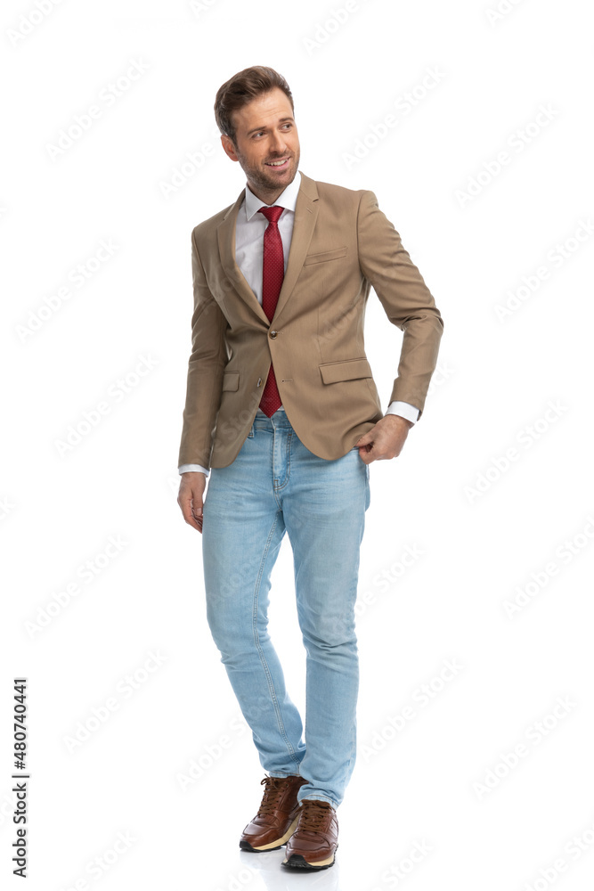 attractive businessman posing against white background attractive businessman posing against white background