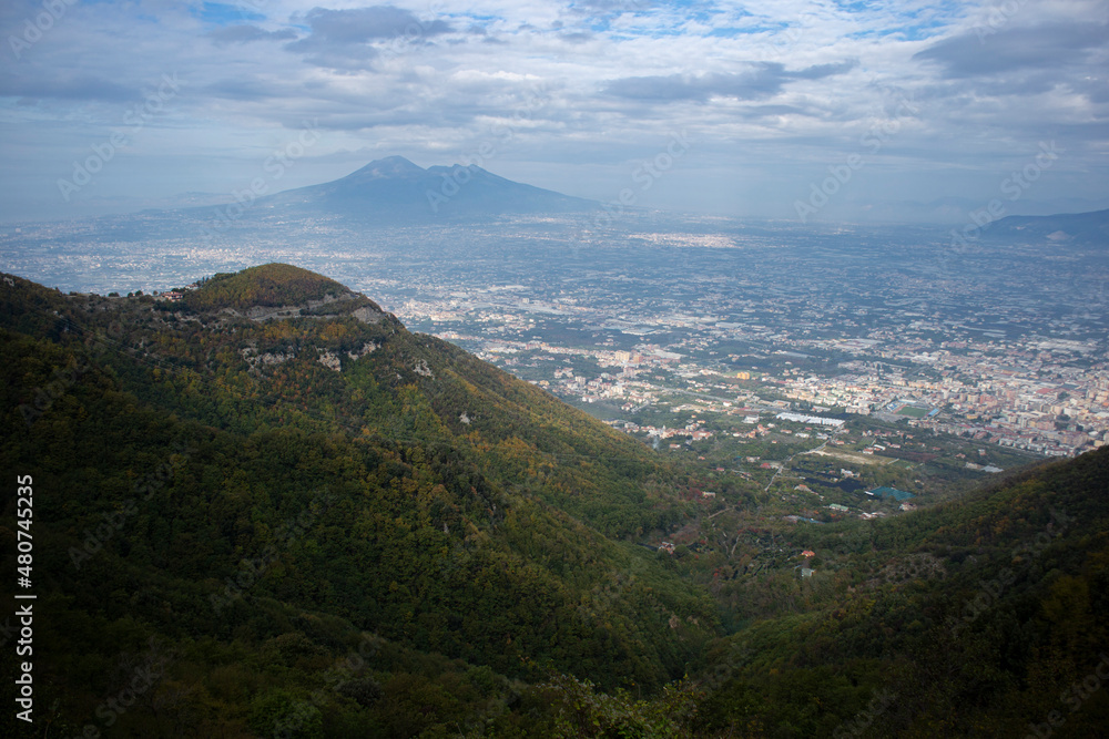 Fototapeta premium view of the Vesuvius 