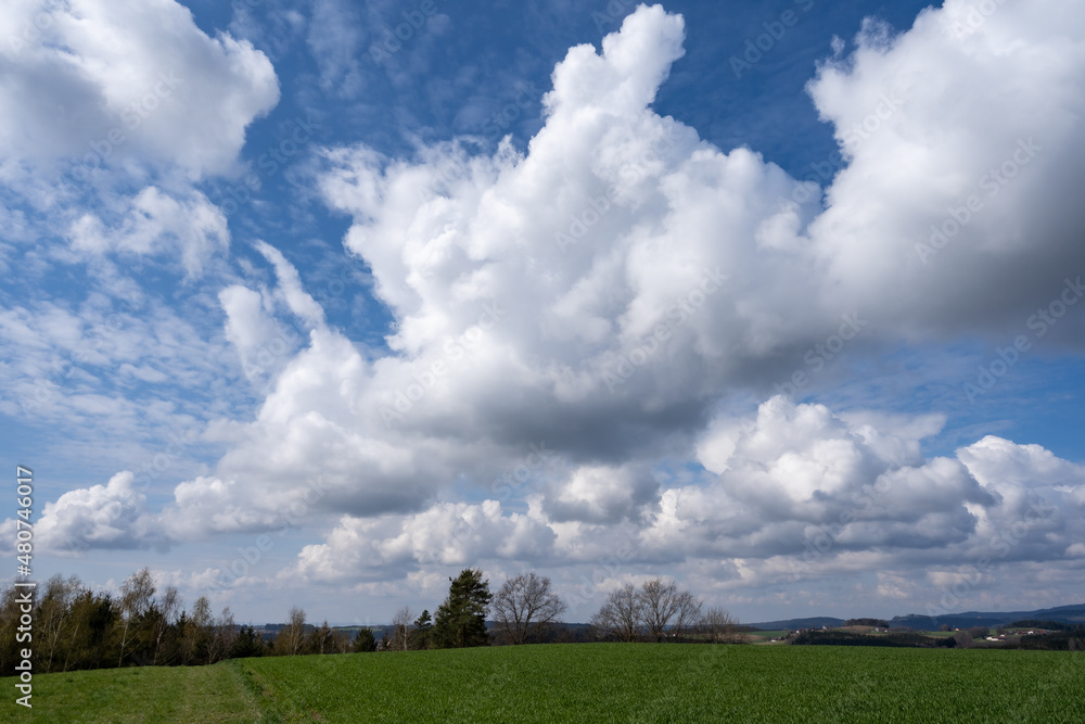 Cloud images with rain clouds and storm clouds in the landscape Cloud images with rain clouds and storm clouds in the landscape